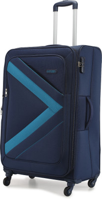 CITIZEN Arrow Voyager Nblue & Tblue (Small-65) Check-in Suitcase 4 Wheels - 27 inch