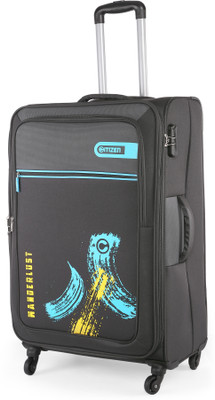 CITIZEN WANDER LUST GREY LARGE 75 CM Expandable  Check-in Suitcase 4 Wheels - 30 inch