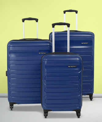 METRONAUT FLOW Set-3 (30 Inch+ 26 Inch+ 22 Inch) Cabin & Check-in Set 4 Wheels - 30 Inch