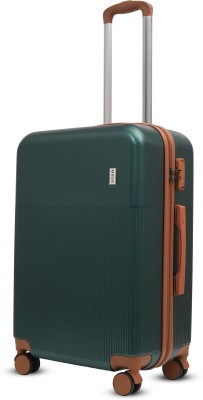 Mode MAESTRO| Polycarbonate, Easy Drag, Double-Zipper, TSA Lock, 3-Yr Warranty Check-in Suitcase 8 Wheels - 24 inch