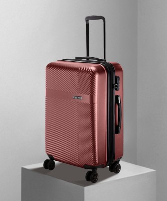 NASHER MILES Fifth Avenue Expander Hard-Side Polycarbonate Check-in Luggage Bag Maroon 28 Inch | 75CM Trolley Bag Expandable  Check-in Suitcase 4 Wheels - 28 inch