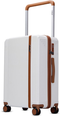 Timus Starlite Premium Wide Handle Polycarbonate Trolley Bag (59L) with TSA Lock Check-in Suitcase 8 Wheels - 24 inch