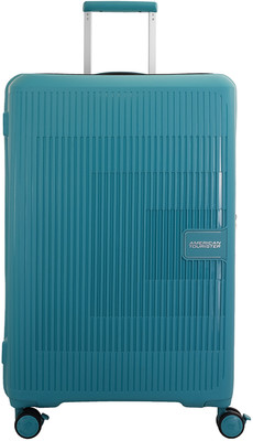 AMERICAN TOURISTER Aerostep Expander & Recessed TSA Lock Medium Check-In Trolley Bag Check-in Suitcase 8 Wheels - 26 inch