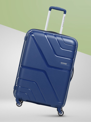 AMERICAN TOURISTER Upland Marine Blue Trolley Bag(AMT SP 68/25) Check-in Suitcase 4 Wheels - 27 inch