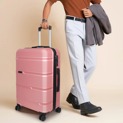 Incline Hard Sided ABS and PC 8 Wheel Spinners, Expandable Bag with Combi Lock Expandable  Cabin Suitcase 8 Wheels - 20 inch