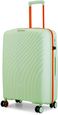 NASHER MILES Capri TSA Lock Hardside Polypropylene Check-in Luggage Trolley Bag for Travel Check-in Suitcase 8 Wheels - 24 inch