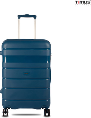 Timus Sunlite 78 cm Hard Luggage Trolley Bag Medium Check-in Size Luggage- TSA Lock Check-in Suitcase 8 Wheels - 28 inch