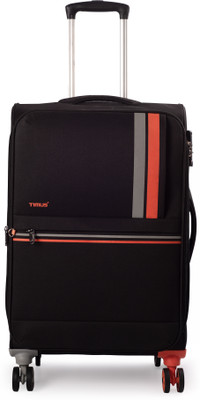Timus Sportive 68 cm Soft Trolley Luggage Bag Check-In Size Travel Luggage Expandable  Check-in Suitcase 8 Wheels - 24 inch