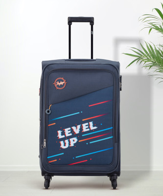 SKYBAGS LEVELUP 4W STR (E) 68 D. GREY Expandable  Check-in Suitcase 4 Wheels - 27 Inch