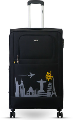 Timus Salsa Plus 78 cm with Spinner Wheels,Large Cabin Size Travel Luggage TSA Lock Expandable  Cabin Suitcase 8 Wheels - 28 inch