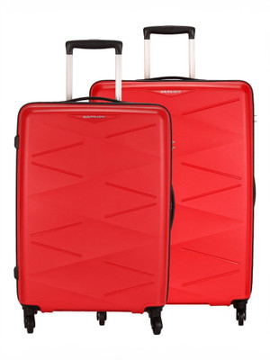 Kamiliant by American Tourister (Small 55 Cm | Medium 68 Cm)Combination Lock-Triprism Cabin & Check-in Set 4 Wheels - 27 inch