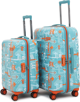 Uppercase JFK Hard Cabin & Check-in Trolley Set of 2 (S+M) Check-in Suitcase 8 Wheels - 27 inch