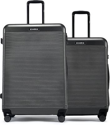 HRX by Hrithik Roshan Grit Cabin & Check-in Set 8 Wheels - 26 inch