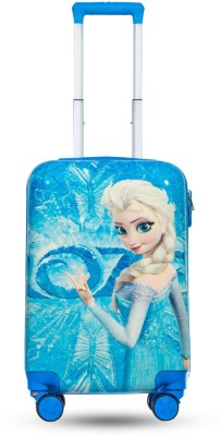 PAUL FASHION Kids 18 inches Frozen print suitcase / trolley bag for kids Cabin & Check-in Set 4 Wheels - 18 inch
