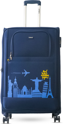 Timus Salsa Plus 78 cm with Spinner Wheels,Large Cabin Size Travel Luggage TSA Lock Expandable  Cabin Suitcase 8 Wheels - 28 inch