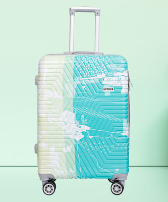 ANTHUB Hard Sided Polycarbonate 8 Wheel Spinners, Expandable Bag with Combi Lock Check-in Suitcase 8 Wheels - 26 inch