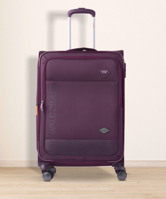 Wildcraft Sirius Plus : Purple : C+M+L Expandable  Overnighter & Briefcase 8 Wheels - 32 Inch