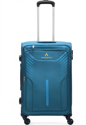 ARISTOCRAT SKYWAY 4W STR 55 (E) TEAL BLUE Expandable  Cabin Suitcase 4 Wheels - 22 inch