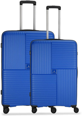 ARISTOCRAT ALLIANCE 8W STROLLY MD360° BLUE Cabin & Check-in Set 8 Wheels - 30 Inch