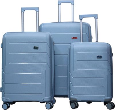 STONNOR (55, 65 & 75 cm)Unbreakable Polypropylene 8 Wheel Spinners Cabin & Check-in Set 8 Wheels - 28 inch