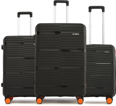 HRX by Hrithik Roshan Zanzibar Cabin & Check-in Set 8 Wheels - 30 inch