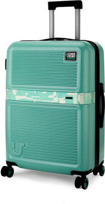 Urban Jungle by Safari Matcha Green Check-in Suitcase 8 Wheels - 24 inch