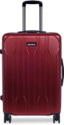 KILLER X track Light-Weight & Durable Polycarbonate Green Hard Luggage Cabin & Check-in Set 8 Wheels - 24 inch