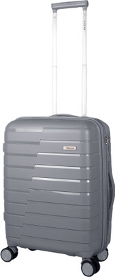 F Gear PPS27 Light Grey Small Expandable  Check-in Suitcase 8 Wheels - 20 inch
