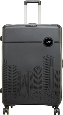 SKYBAGS STROLLY 67 360°BLACK Check-in Suitcase 8 Wheels - 27 Inch