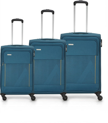 ARISTOCRAT Trolley Bag 3 (Small 58cm | Medium 69cm | Large 78cm) Cabin & Check-in Set 4 Wheels - 31 Inch