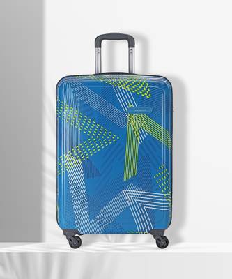 ARISTOCRAT DUAL EDGE STROLLY 55 360° DE-T-BLUE Cabin Suitcase - 22 Inch