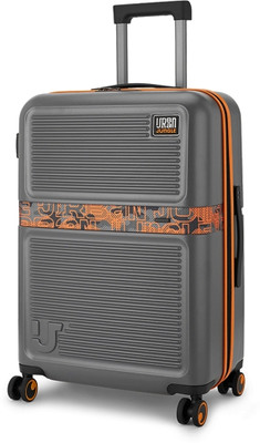 Urban Jungle by Safari Ash Grey Check-in Suitcase 8 Wheels - 24 inch