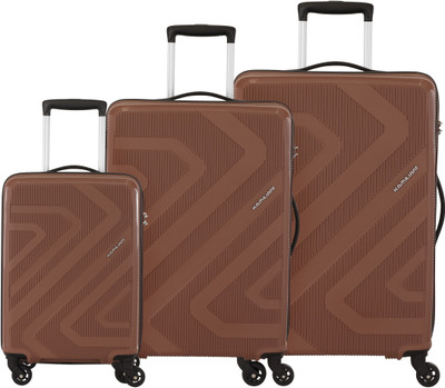 Kamiliant by American Tourister KIZA Set of 2 ( Medium 68cm | Large 78cm) Cabin & Check-in Set 4 Wheels - 30 inches