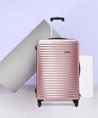NASHER MILES Hard-sided Polycarbonate Check-In Luggage Rose Gold 28 inch Large Check-in Suitcase 4 Wheels - 28 inch