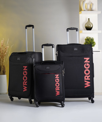 WROGN Aspire Set-3(22 Inch+26 Inch+ 30 Inch) Cabin & Check-in Set 4 Wheels - 30 inch