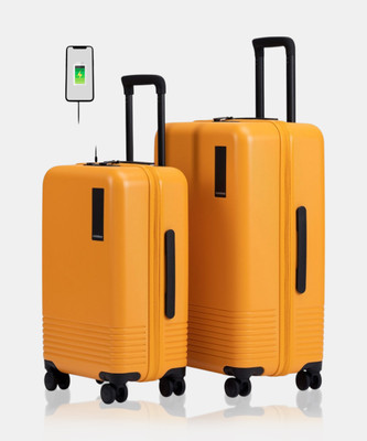 Mokobara The Set of 2 Luggage (Small 57.8cm | Medium 68.5) Cabin & Check-in Set 8 Wheels - 27 inch