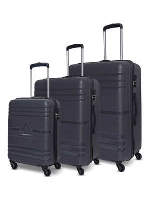 ARISTOCRAT Airstop 3 (Small 53cm | Medium 63cm | Large 73cm) - Trolley Bag Cabin & Check-in Set 4 Wheels - 29 Inch