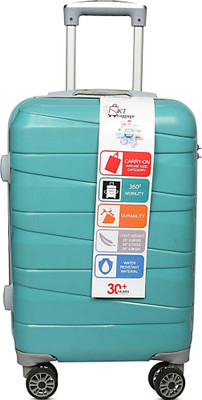 Nkt Jmb 999 20 inch teal Cabin Suitcase 8 Wheels - 21 inch