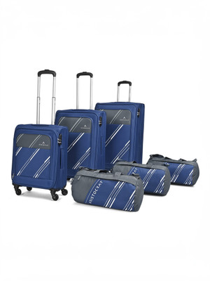 ARISTOCRAT HEXA ACTIVE STR (Small 55cm|Medium 68cm|Large 78cm|3 Duffle Bag) Cabin & Check-in Set 4 Wheels - 40 inch