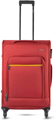 Timus Nexon 68cm Soft Trolley Luggage Bag Cabin Travel Luggage & Suitcase- TSA Lock Expandable  Check-in Suitcase 8 Wheels - 24 inch