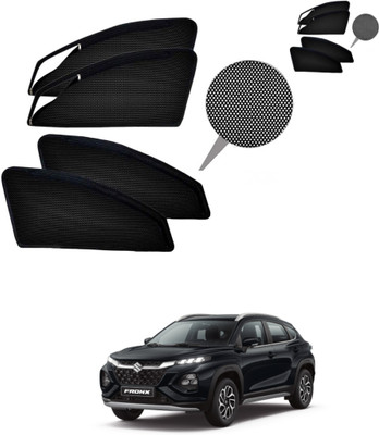 RAKRISH Rear Window, Side Window Sun Shade For Maruti Suzuki Fronx(Black)