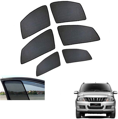 PEEPS STORE Side Window Sun Shade For Mahindra Quanto(Black)