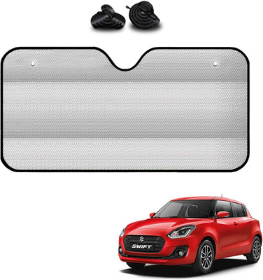 COSMOGEAR Windshield, Dashboard, Rear Window Sun Shade For Maruti Suzuki Swift(Silver)