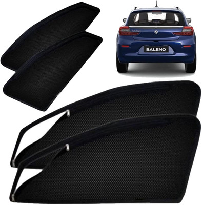 DreamRow Side Window Sun Shade For Maruti Suzuki Baleno(Black)