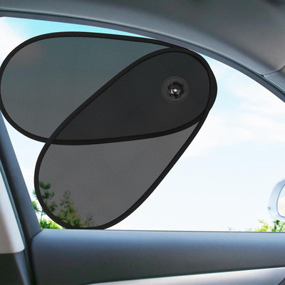 Bwogue Side Window Sun Shade For Universal For Car Universal For Car(Black)