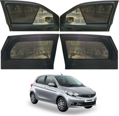 autoluxer Side Window Sun Shade For Tata Tiago(Black)