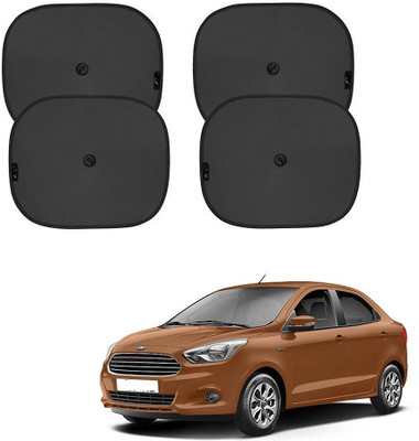 SPREADX Side Window, Rear Window Sun Shade For Ford Aspire(Black)