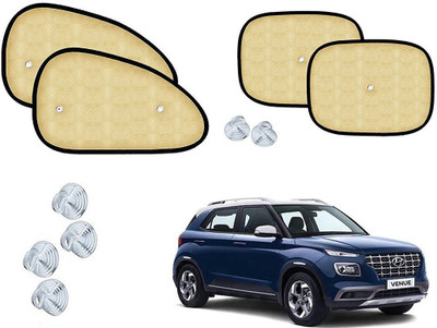 Shop Buy Side Window Sun Shade For Hyundai Venue(Beige)