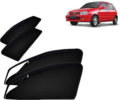 RAKRISH Rear Window, Side Window Sun Shade For Maruti Suzuki Zen(Black)