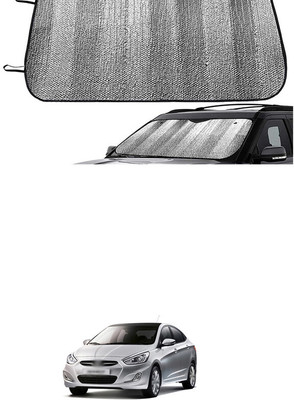 GONAMA Rear Window Sun Shade For Hyundai Accent(Silver)